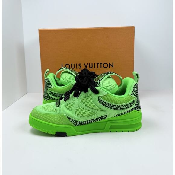 Size 8LV/9US - Louis Vuitton Skate Green Sneakers? Worn 1X/Retail $2.5K! main image 5